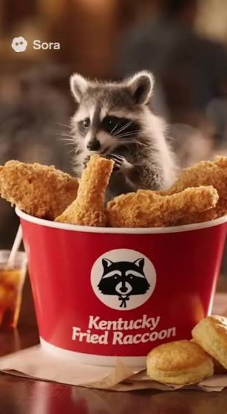 fried raccoon
